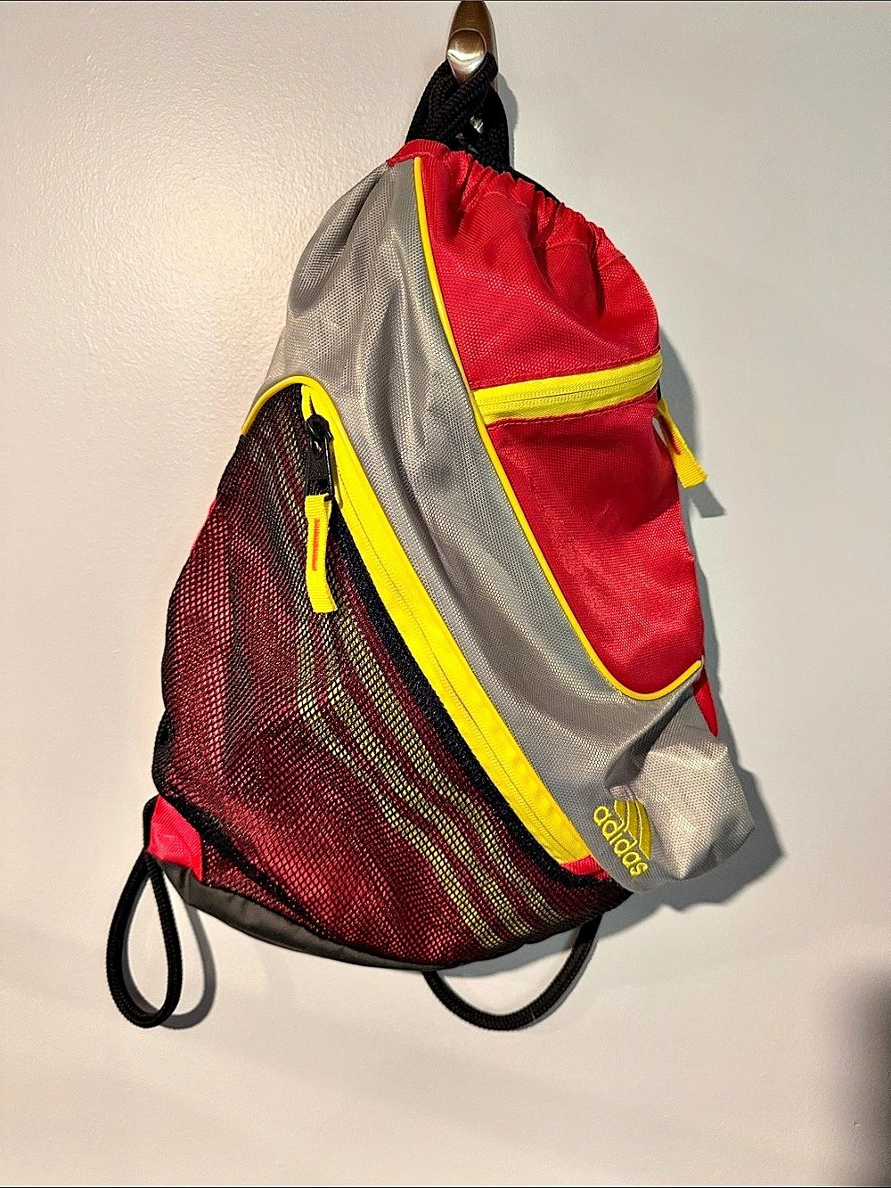 adidas Red & Yellow Backpack